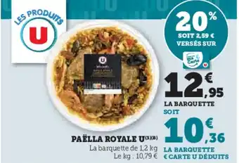 U Express U Paëlla royale offre