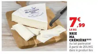 U Express Brie ma crémière offre