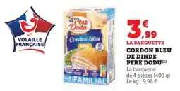 U Express DODU Cordon bleu de dinde pere offre