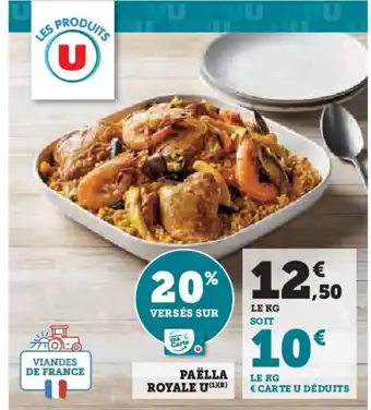 Super U U Paëlla royale offre