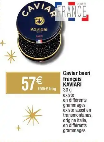 Caviar baeri français