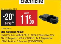 Bricorama Bloc multiprise mundo offre