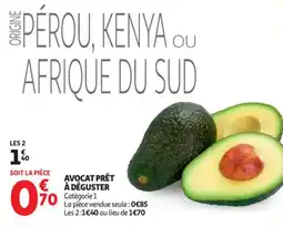 Auchan Supermarché Avocat prêt a déguster offre