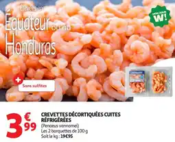 Auchan Supermarché Crevettes décortiquées cuites réfrigérées offre