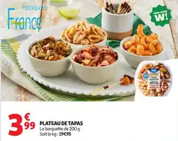 Auchan Supermarché Plateau de tapas offre