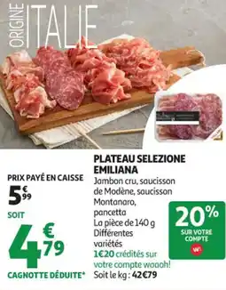 Auchan Supermarché Plateau selezione emiliana offre