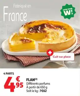 Auchan Supermarché Flan offre