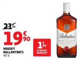 Auchan Supermarché Whisky ballantine's offre