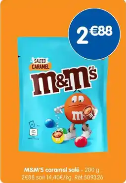 b&m M&m's caramel salé offre