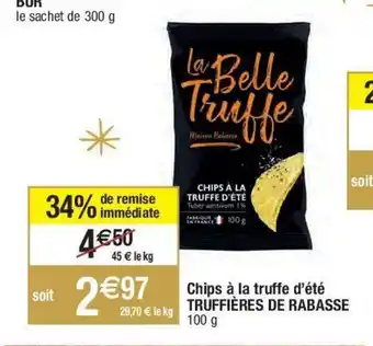 Chips à la truffe d'été