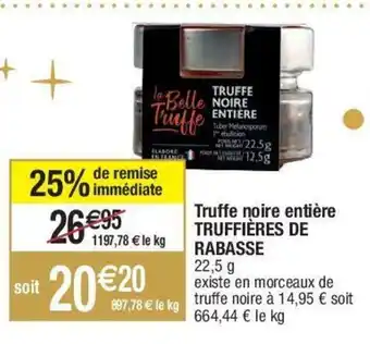 Migros Truffe noire entière offre