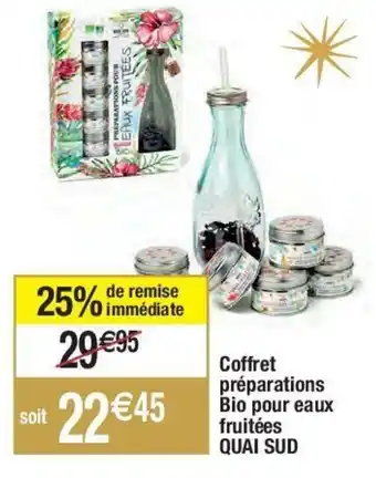 Migros Coffret préparations Bio pour eaux fruitées offre