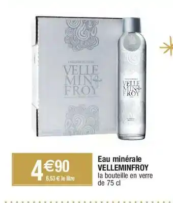 Migros Eau minérale Velleminfroy offre