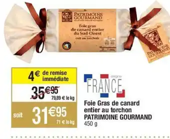 Foie Gras de Canard Entier Au Torchon