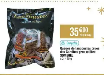 Queues de Langoustes Crues