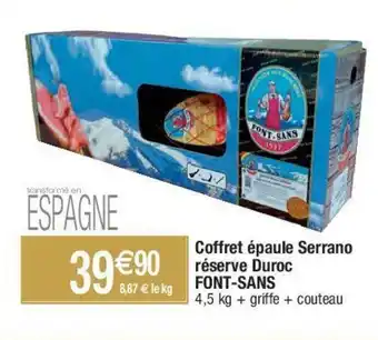 Migros Coffret Épaule Serrano offre