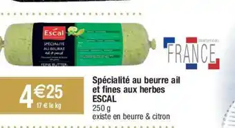 Migros Specialité au beurre Ail offre