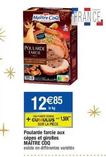 Poularde Farcie Aux