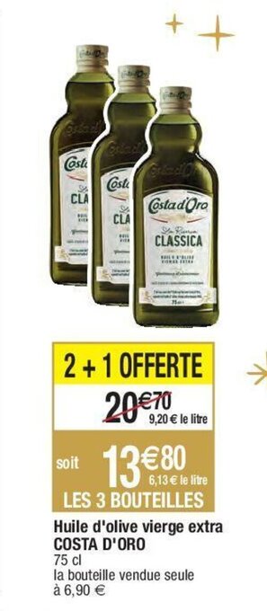 Migros Huile d'Olive Vierge Extra offre