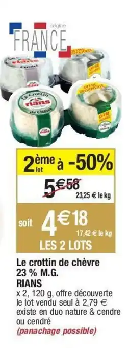 Migros Le Crottin de Chèvre offre