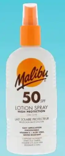 b&m Lait solaire en spray spf 50 offre