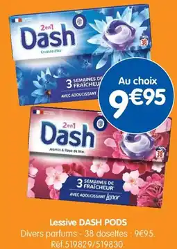 b&m Lessive dash pods offre