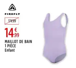 Intersport FIREFLY Maillot de bain 1 pièce enfant offre