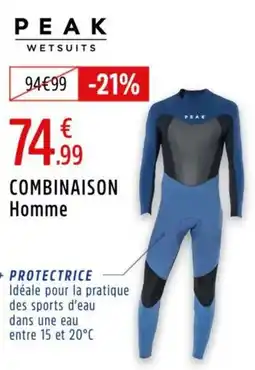 Intersport PEAK Combinaison homme offre