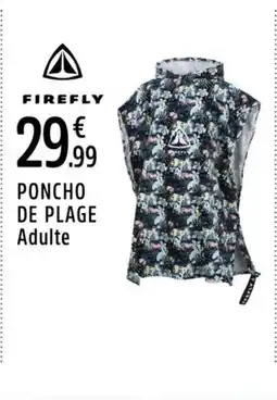 Intersport FIREFLY Poncho de plage adulte offre