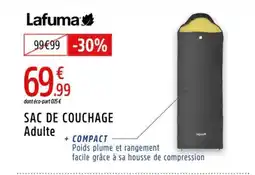 Intersport LAFUMA Sac de couchage adulte offre