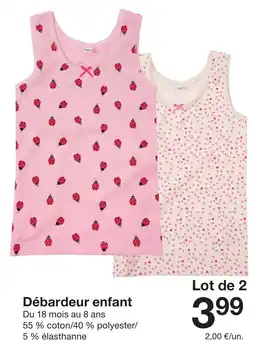 Zeeman Débardeur enfant offre