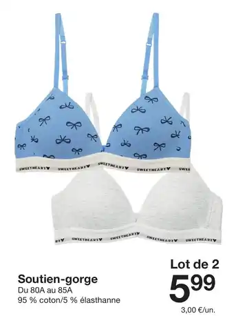 Zeeman Soutien-gorge offre