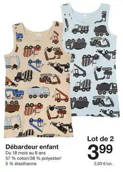 Zeeman Débardeur enfant offre