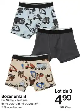Zeeman Boxer enfant offre