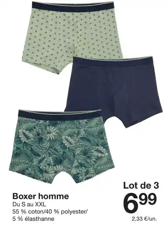 Zeeman Boxer homme offre