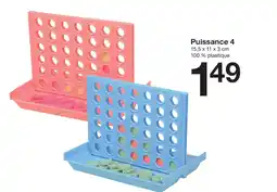 Zeeman Puissance 4 offre