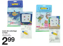 Zeeman Livre de coloriage à l'eau offre