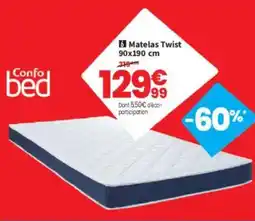 Conforama Matelas Twist 90x190 cm offre