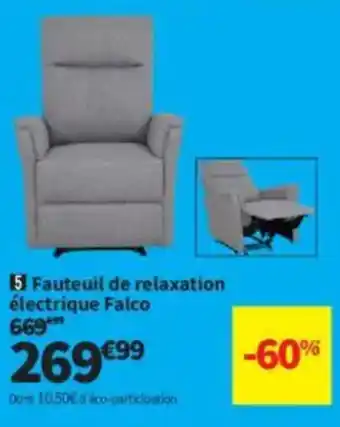 Conforama Fauteuil de relaxation électrique Falco offre