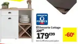 Conforama Desserte Cottage offre