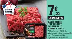 E.Leclerc Express Viande hachée les pur bœuf mat gr tendre & plus offre