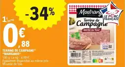 E.Leclerc Express Terrine de campagne madrange offre