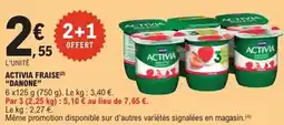 E.Leclerc Express Activia fraise danone offre