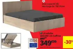 Conforama Lit adulte 140x190 cm Coffrus offre