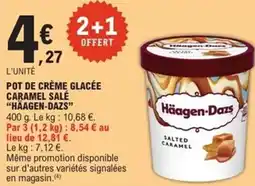 E.Leclerc Express Pot de crème glacée caramel salé häagen dazs offre