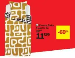 Conforama Parure Baka offre