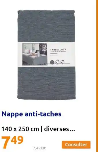 Nappe anti-taches