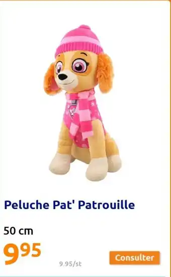 Action Peluche Pat'Patrouille offre