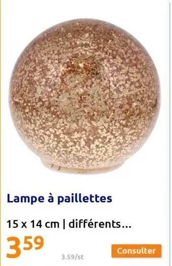 Action Lampe à paillettes offre