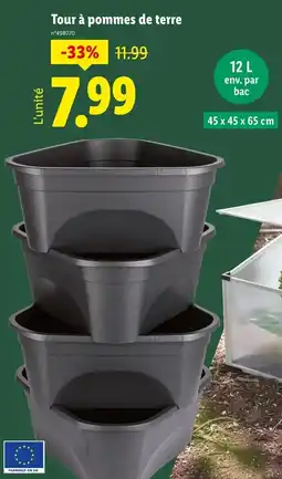 Lidl Tour à pommes de terre offre